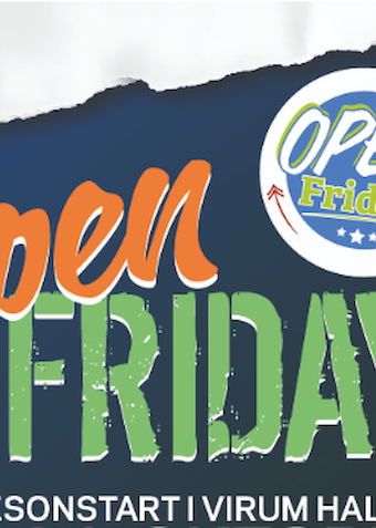 Open Friday oktober 2026 - Klik for at tilmelde dig